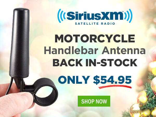 SiriusXM Motorcycle Handlebar Satellite Radio Antenna