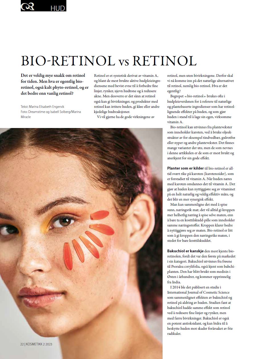 Kosmetikk artikkel Marina Miracle Bio retinol