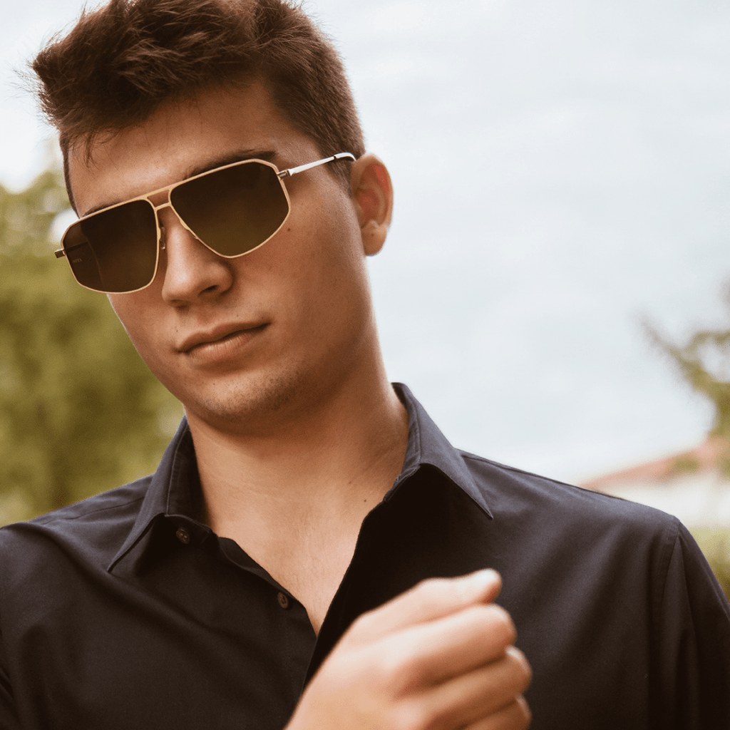 man wearing sunglasses 