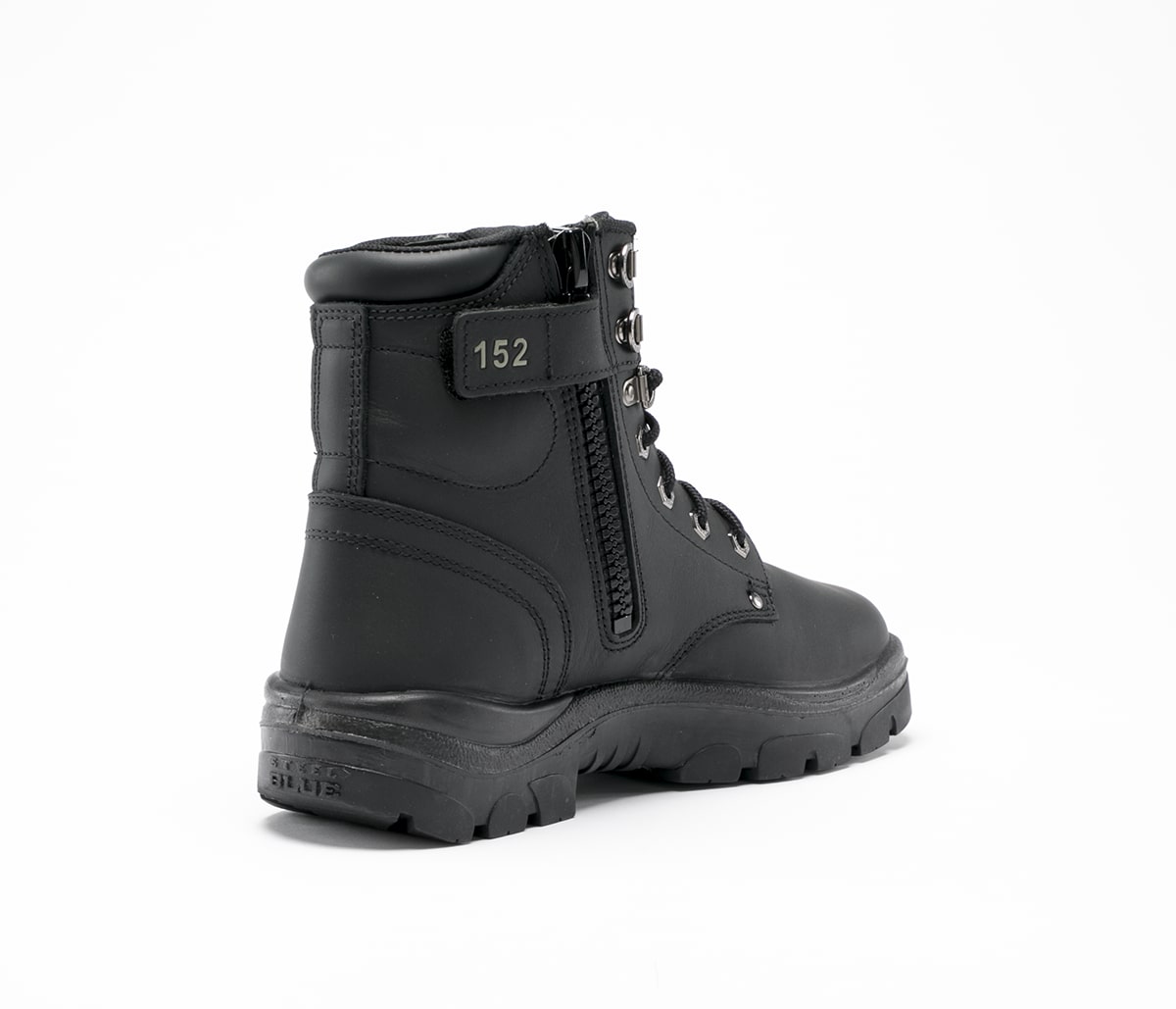 zip sided non safety boots