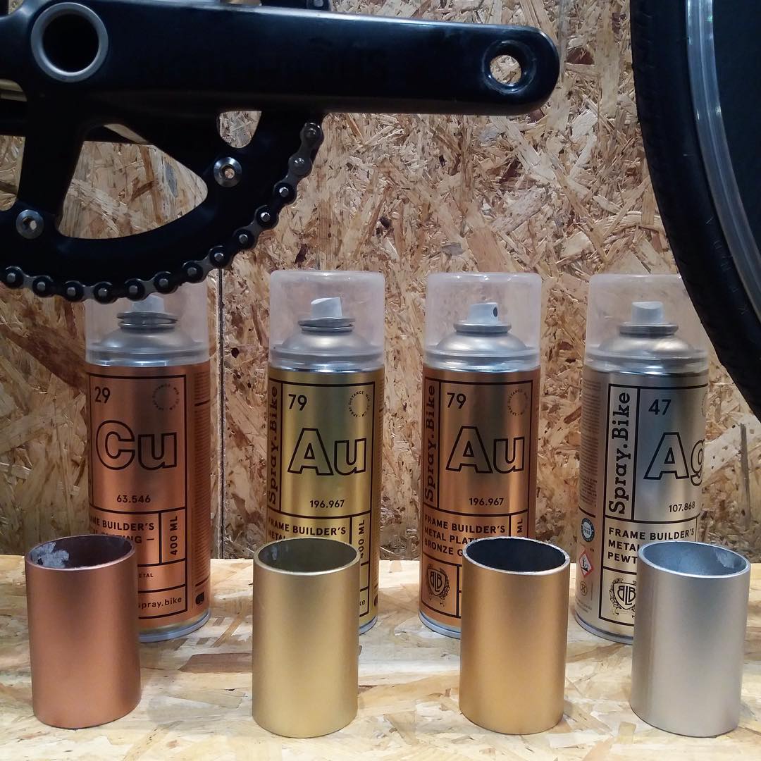 Frame Builder's Metal Plating - Bronze Gold - 400ml – Spray.Bike/US