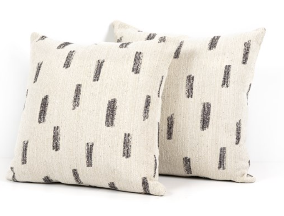 Yana Striped Pillows S/2