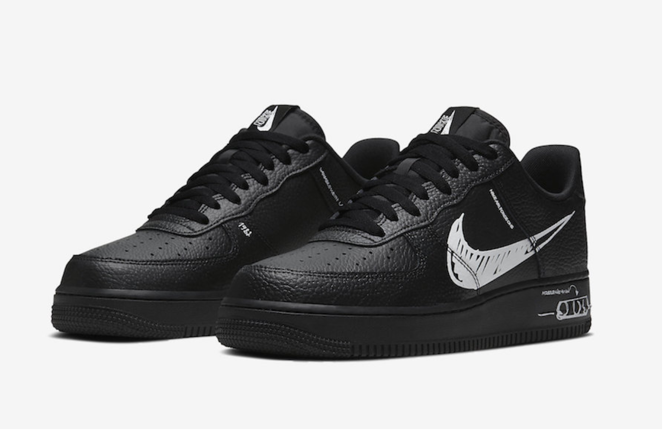 nike air force one low sketch