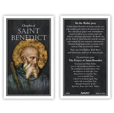 ST BENEDICT MEDAL EXPLAINED CARD – Gospa Missions