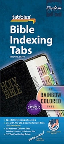 Bible Tabs for Kids - 63 Pieces Set Laminated Bible Tabs for Study Bible  with Guide Included + Magnetic Bookmark - Bible Journaling Supplies to Help
