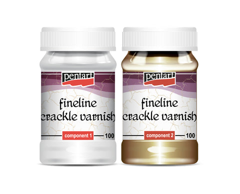 Pentart 1 component Crackle 2 sizes – ellen j goods