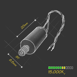 CL-0820-15-9T coreless motor