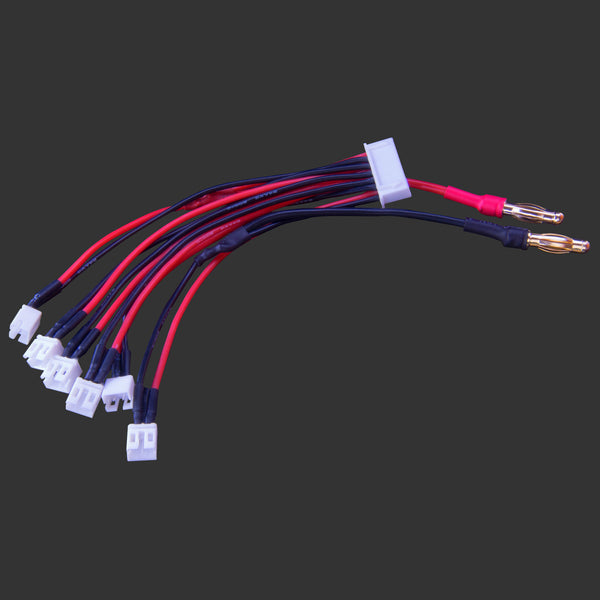 6-way serial charge cable - JST-PH-2.0