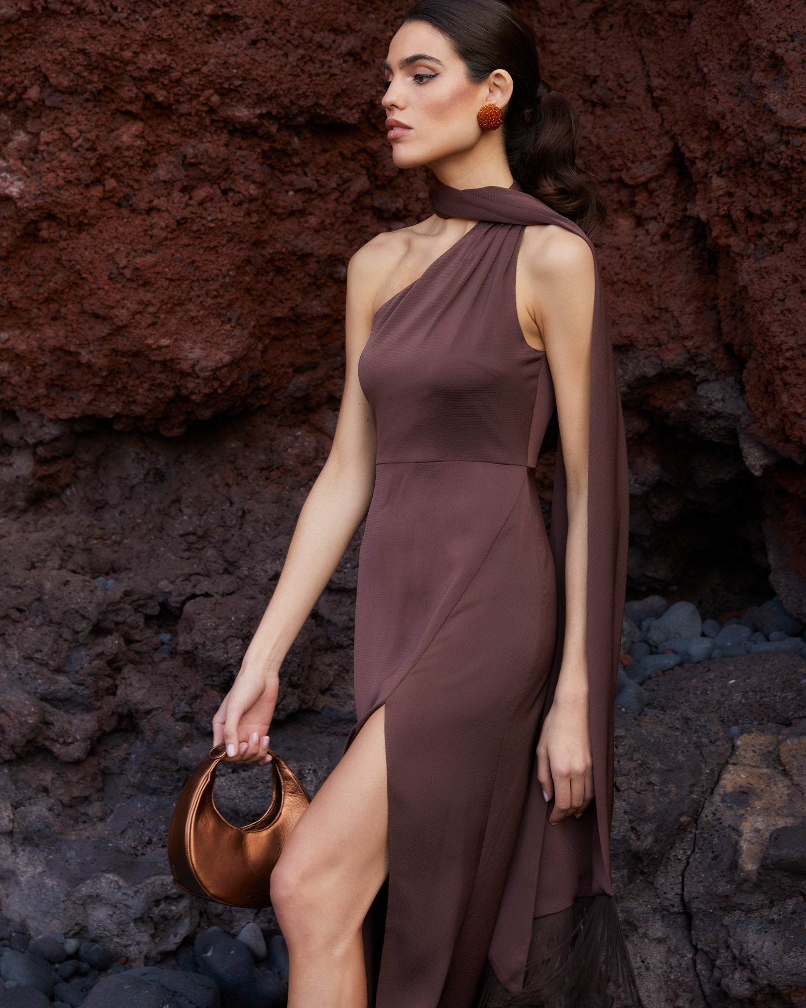 Luna Brown Dress