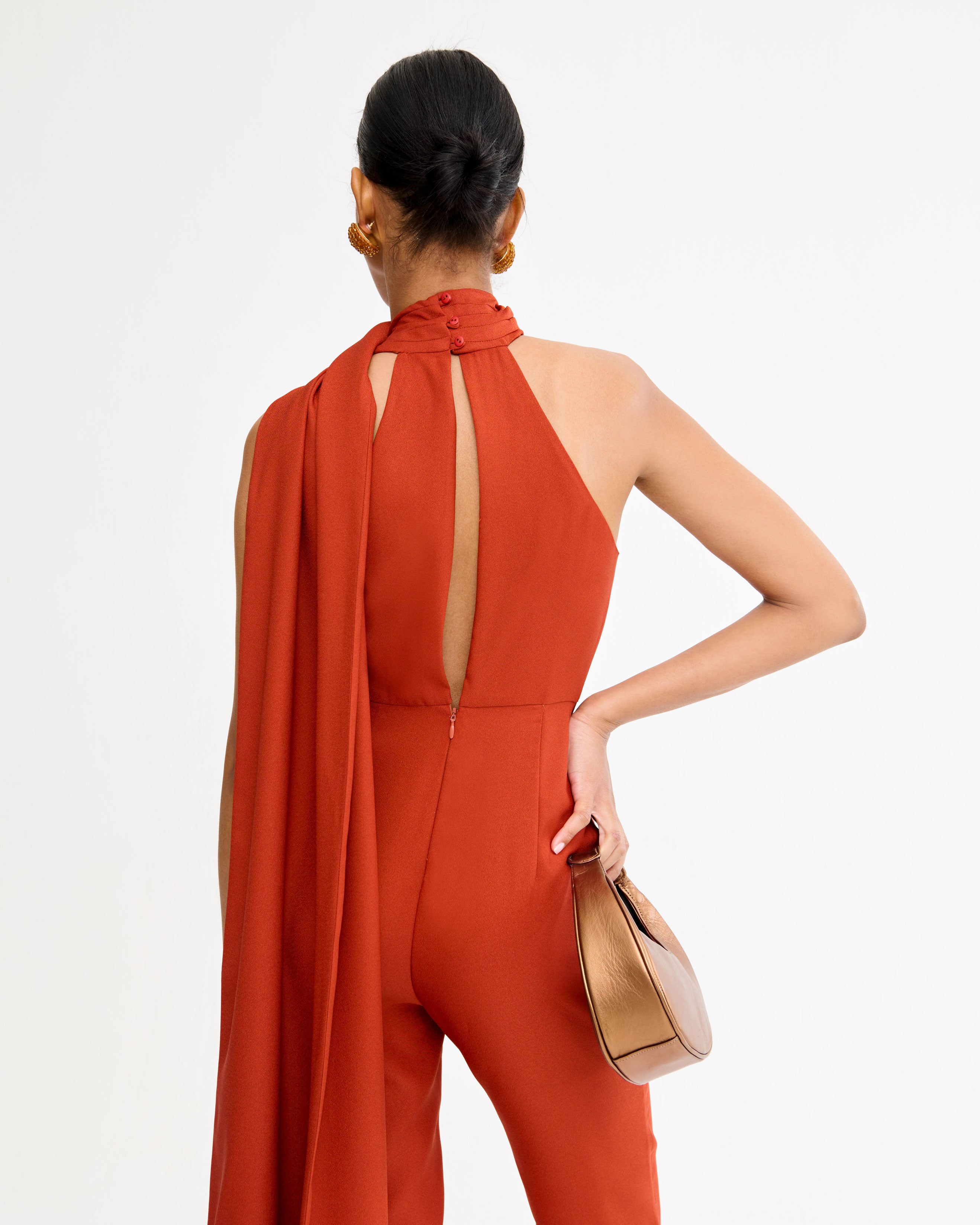 Luna Terracotta Jumpsuit