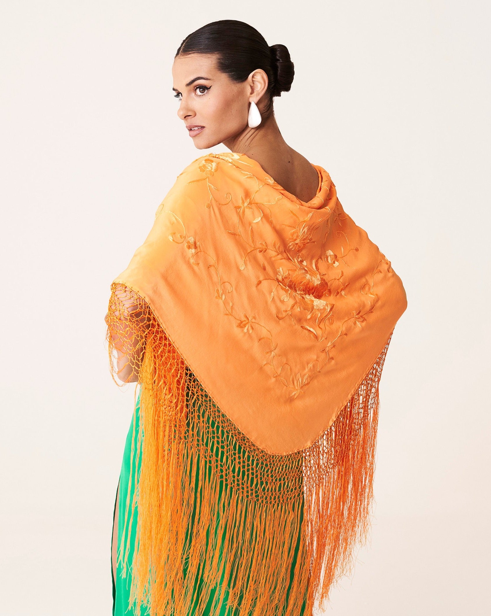 Manila Mustard Shawl