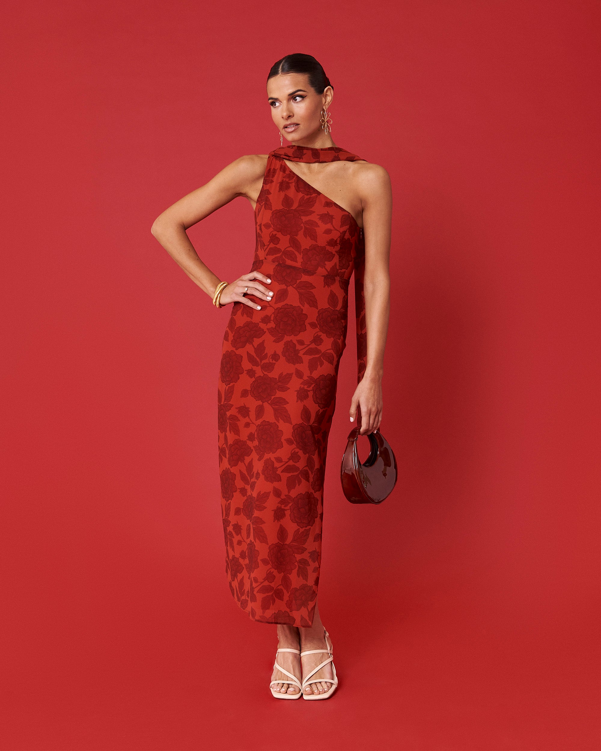 Sidonia Irapa rojo Dress