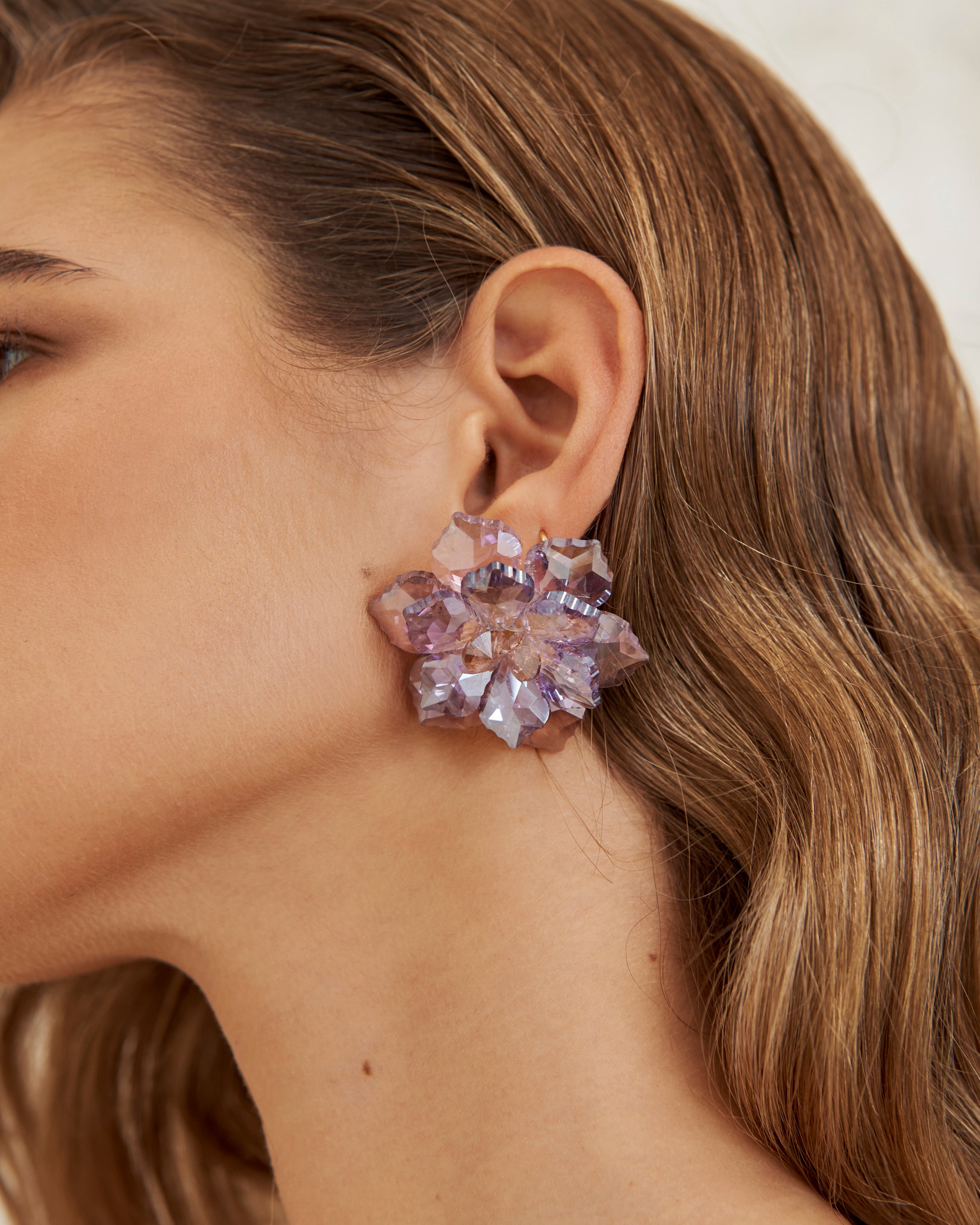 Fleur Lilac Earrings by Sita Nevado