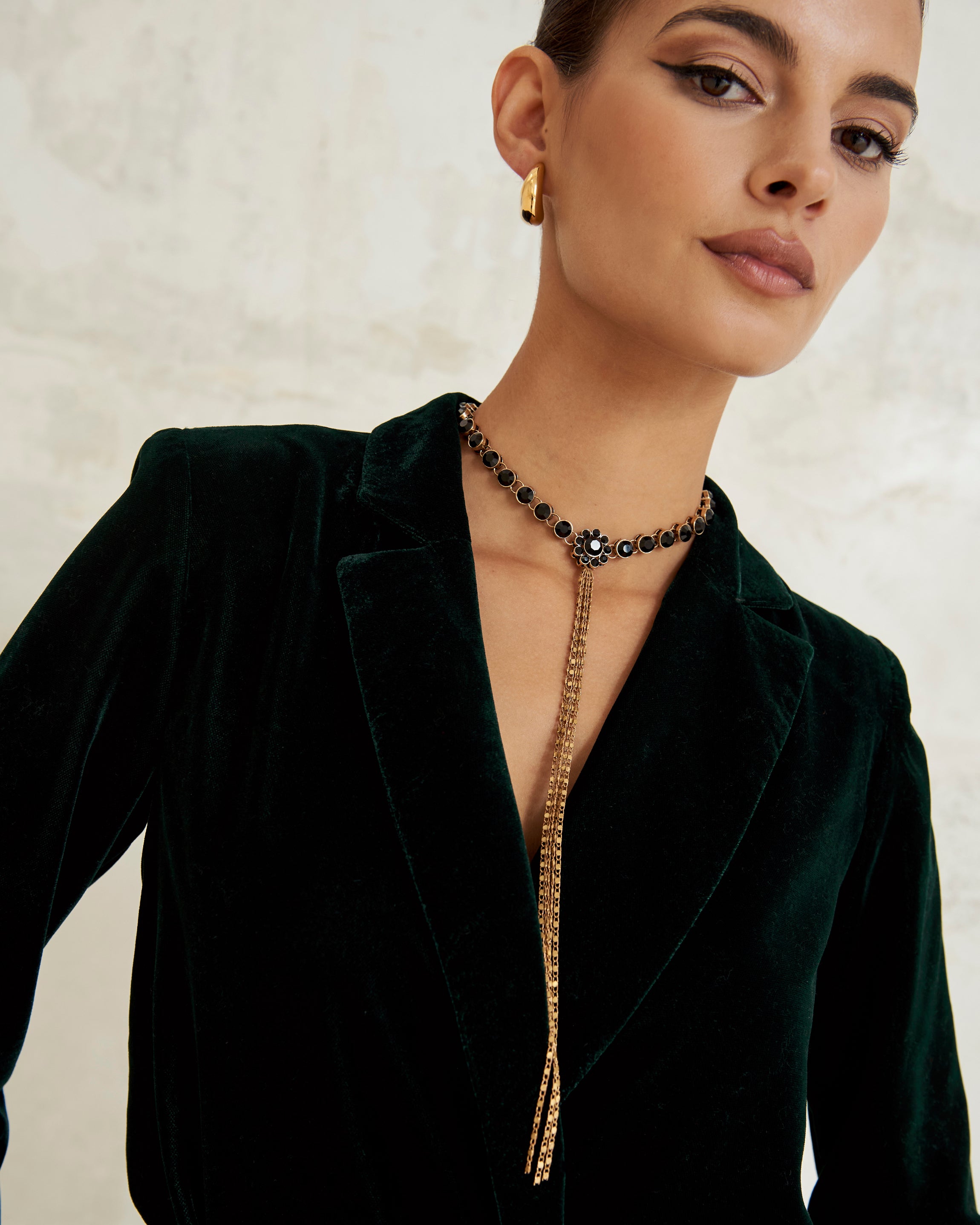 Aista Black Necklace by Sita Nevado