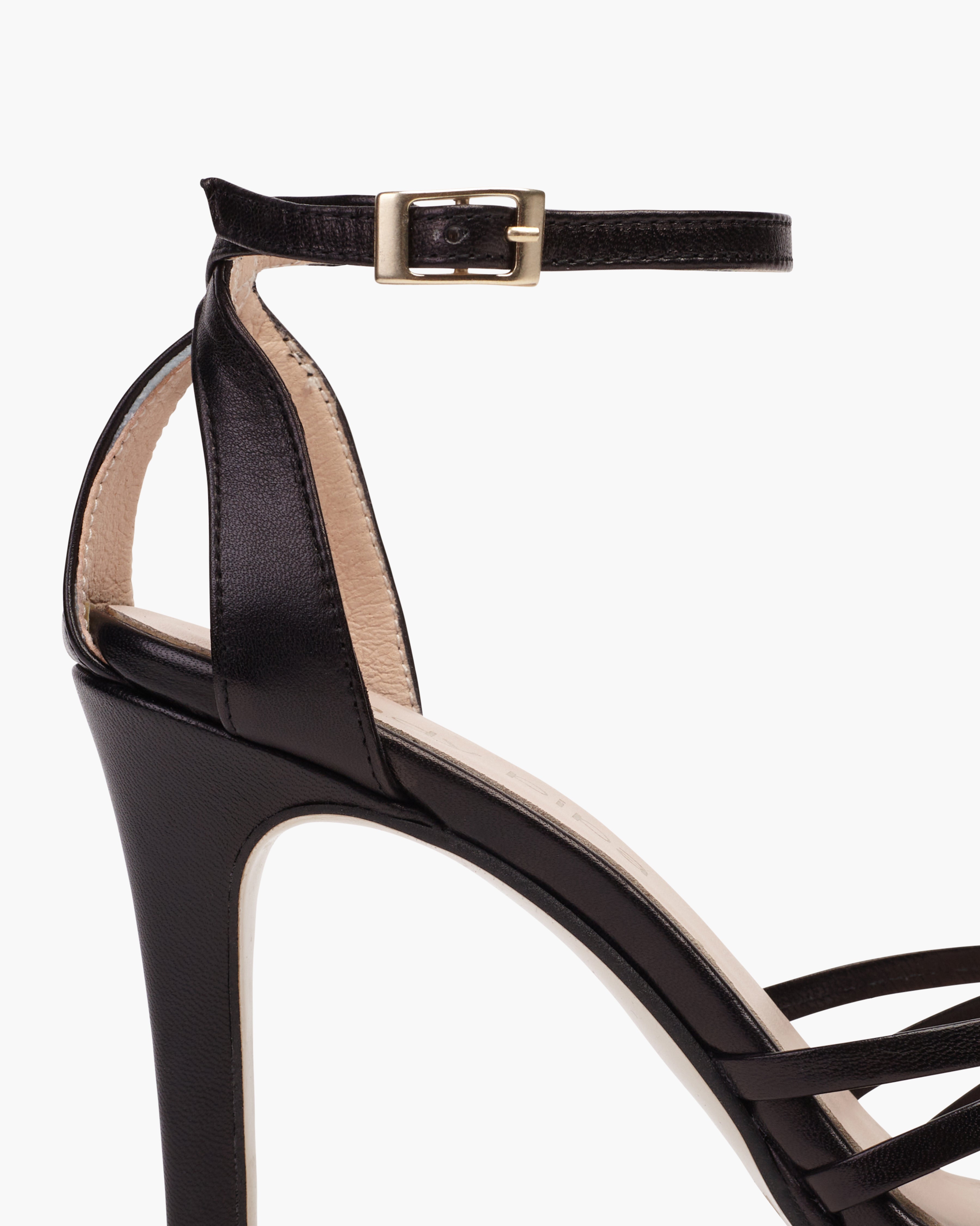 Vittorina Black Sandals