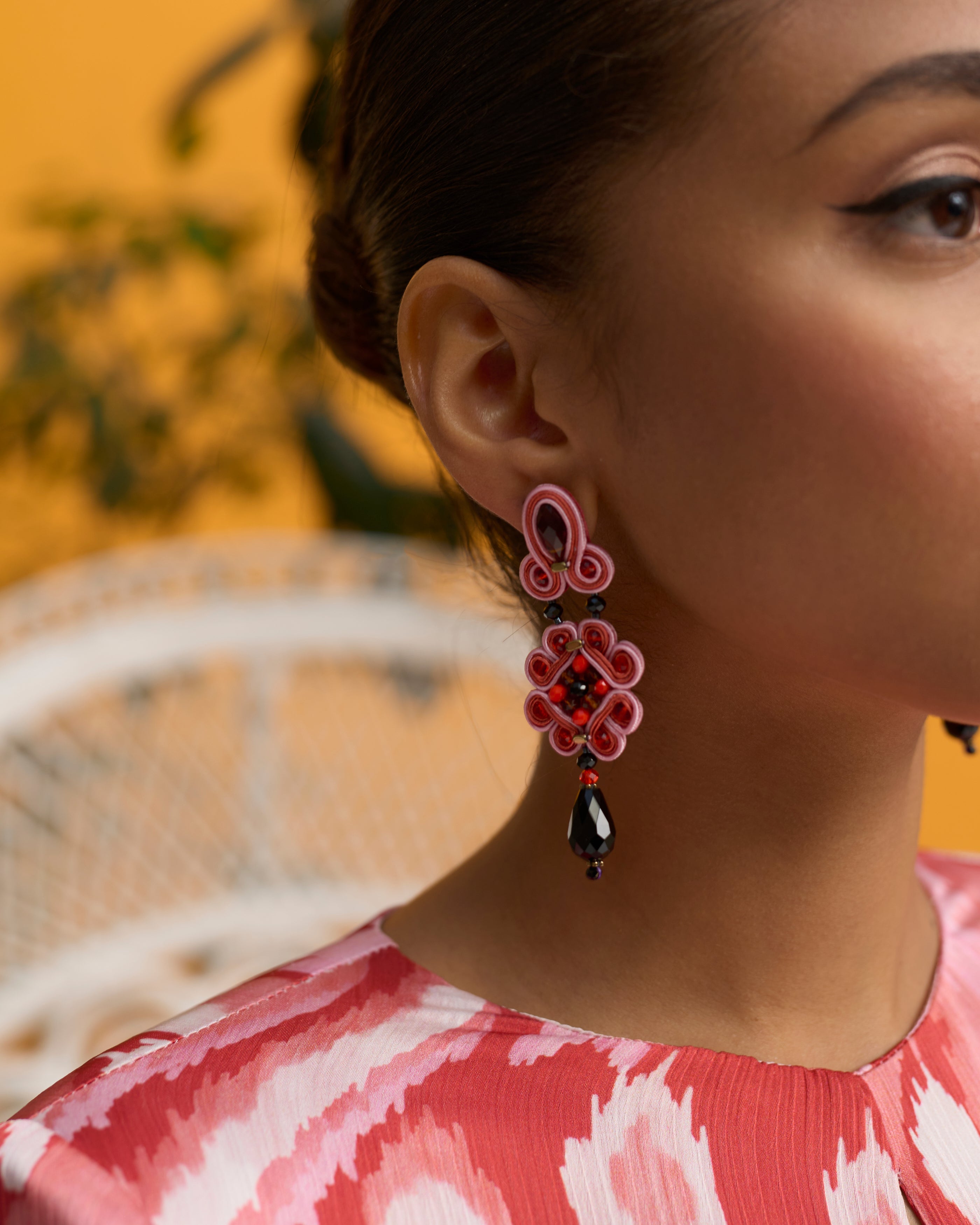 Sunday Coral Earrings by Musula