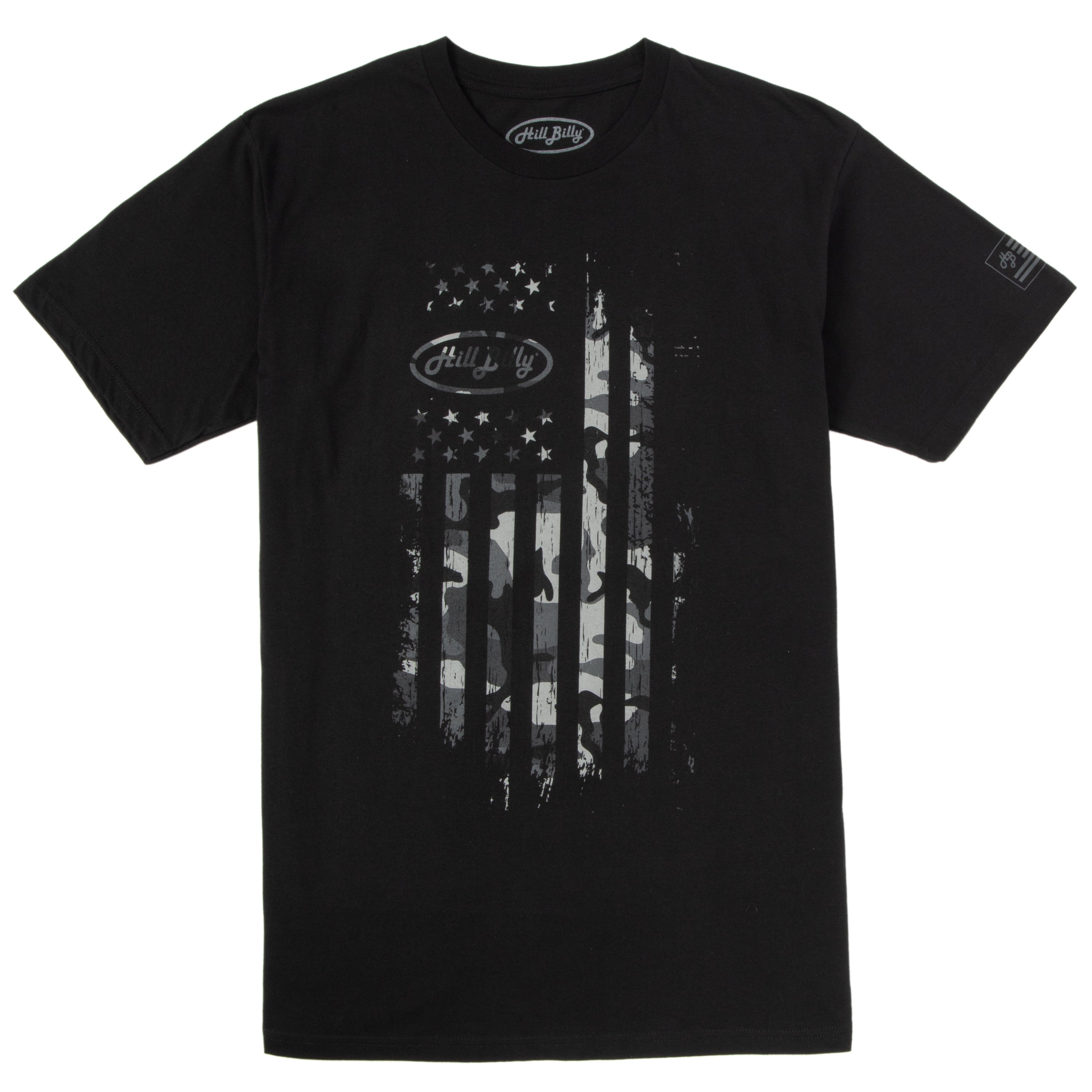 HillBilly Camo Flag Tee