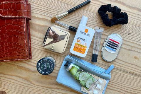 This is all the little essentials that I want to bring with me in my work bag everyday