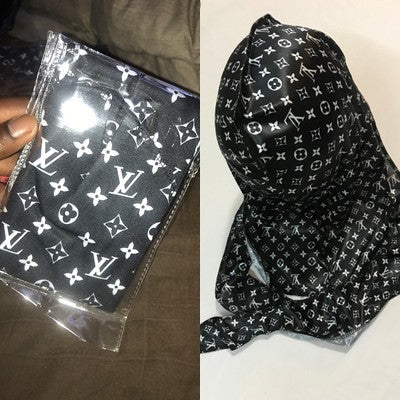 Brown LV Special Durag – Wave2Wavyy Durags