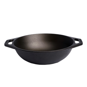 Flat Base Cast Iron Kadai