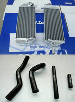 aluminum radiator &  hose FOR Suzuki RM125 RM 125 2001-2008 2002 2003 2004 05