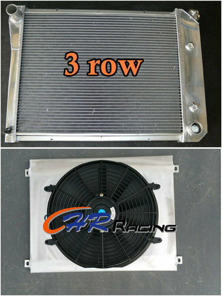3Row aluminum radiator+Shroud+fan for Chevy Nova PRO 1968-1974/SMALL BLOCK 72-79 - CHR Racing