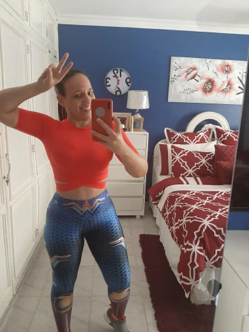 Ava Power Blue Push Up Workout Sexy Slim