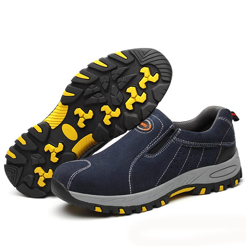 casual steel toe safety shoes