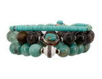 Load image into Gallery viewer, African vinyl with turquoise bracelet
