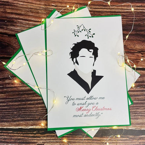 Cartes de Noël Jane Austen A Mr Darcy Christmas 