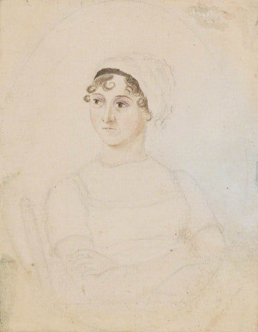 Croquis de Jane Austen par Cassandra Austen