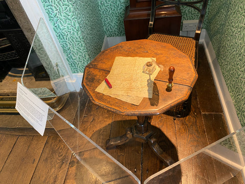 Table d'écriture de Jane Austen