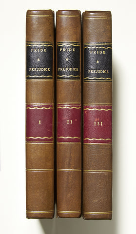 Trois volumes d'Orgueil et Préjugés