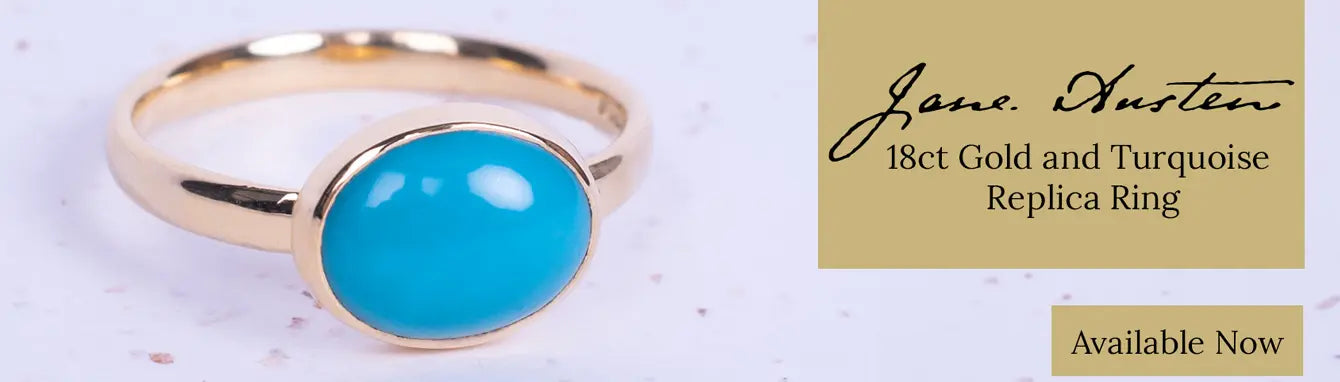 Jane Austen's 18ct Gold And Turquoise Replica Ring 