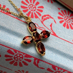 Exclusive Elizabeth Bennet Inspired Garnet Cross Necklace – JaneAusten ...