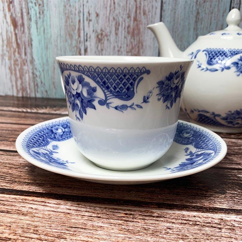 Bone China Tea Set For One - Jane Austen Netherfield Design