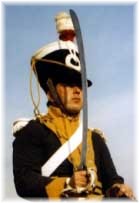 Trooper in the 12th Light Dragoons, wearing the 'new' uniform of 1812.