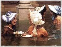 Catherine and Eleanor in the Baths