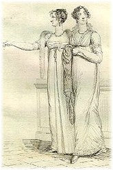 London Evening Dress from La Belle Assemblée; March 1808