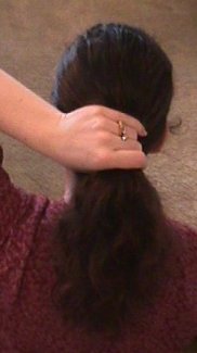 Démarrer le chignon