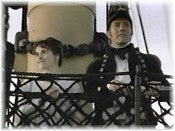 Captain and Mrs. Wentworth aboard ship