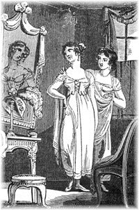 Underwear: what was worn under Regency gowns? - Liberta Books