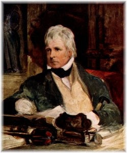 Portret van Sir Walter Scott, door Sir Edwin Henry Landseer