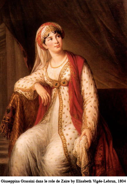 Portrait de femme au turban, 1804. 