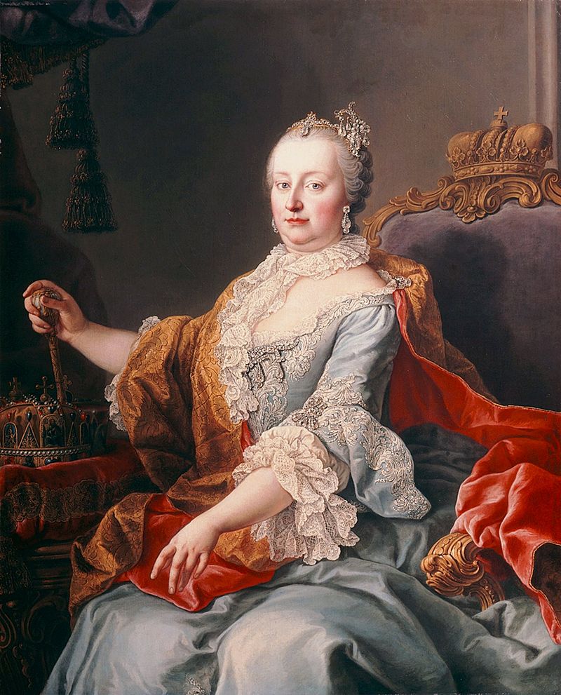 The Empress in 1759, by Martin van Meytens.
