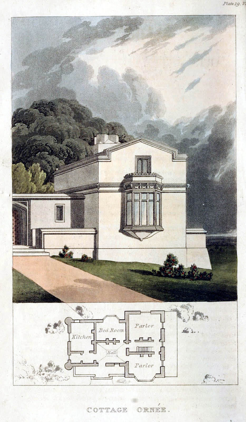 Depósito de Ackermann - 1816 Cottage Ornee placa 19