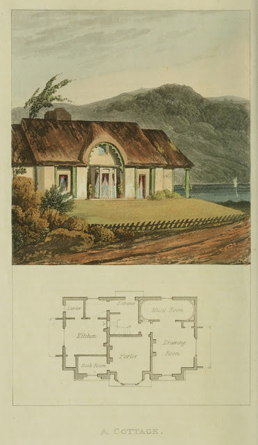 Depósito de Ackermann - 1817 Placa de cabaña 7