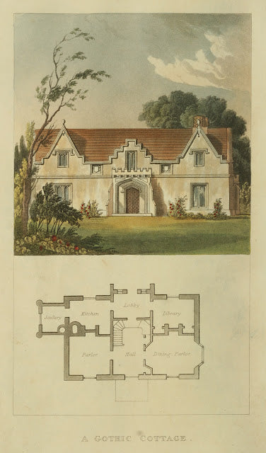 Ackermann's Repository - 1817 Gothic Cottage plate 18