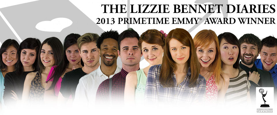 La distribution des journaux de Lizzie Bennet est lié au public via Twitter, les blogs et YouTube.