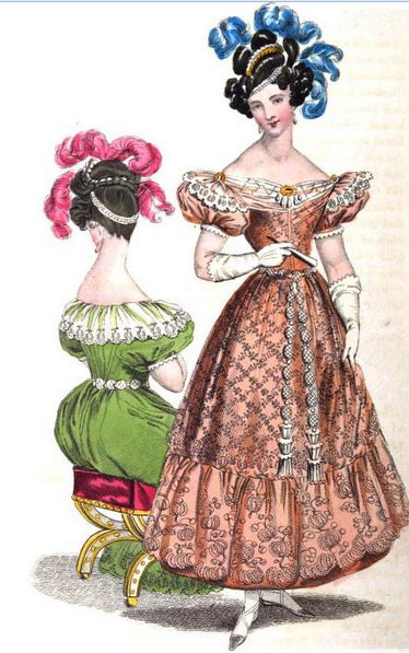  REPOSITORY OF FASHIONS D'ACKERMANN, AVRIL 1829. 